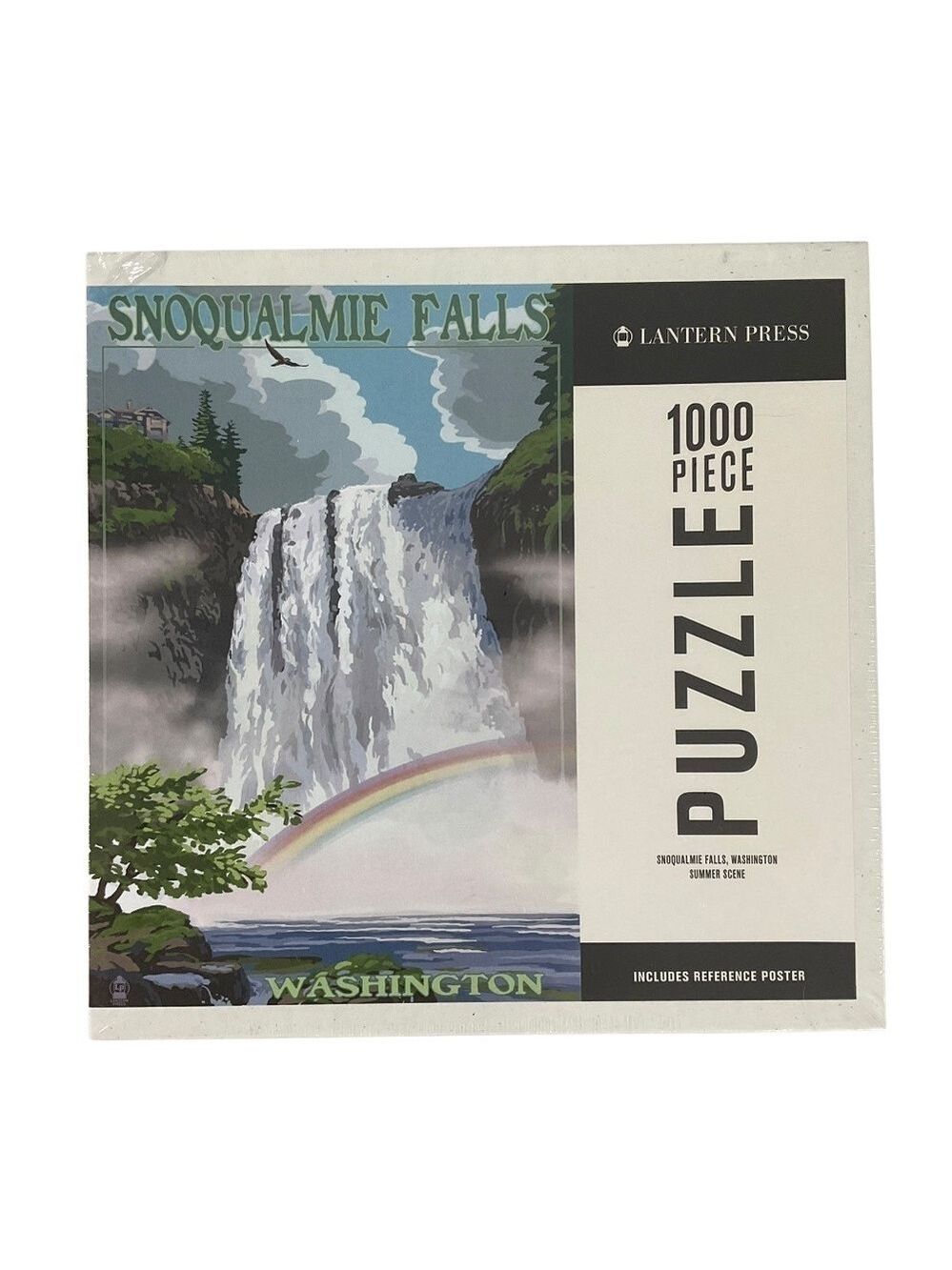 Lantern Press Snoqualmie Falls 1000 Piece Puzzle USA NEW sealed